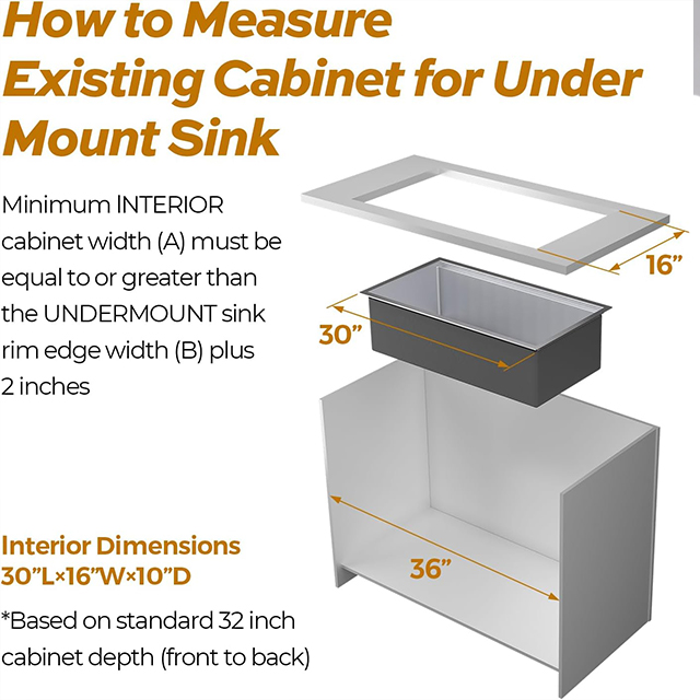 32 Inch Single Bowl Undermount Workstation Stainless Steel Kitchen Sink